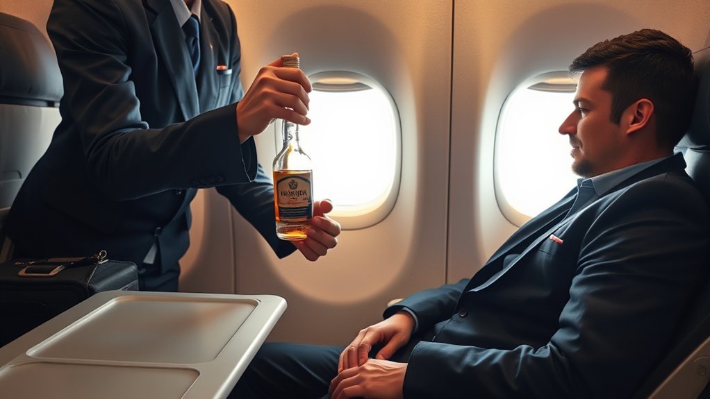 Bringing Alchohol On Turkish Air: Everything You Need to Know Cabin crew controlling alcohol service for passenger safety