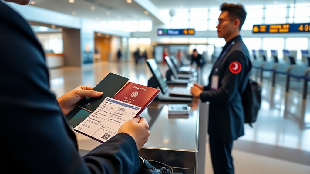 Turkish Airlines: Complete Travel Guide & Tips Passenger checking passport, APIS information, and visa requirements