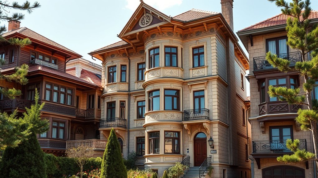 Timber, masonry, balconies, and ornamental details on Büyükada architecture