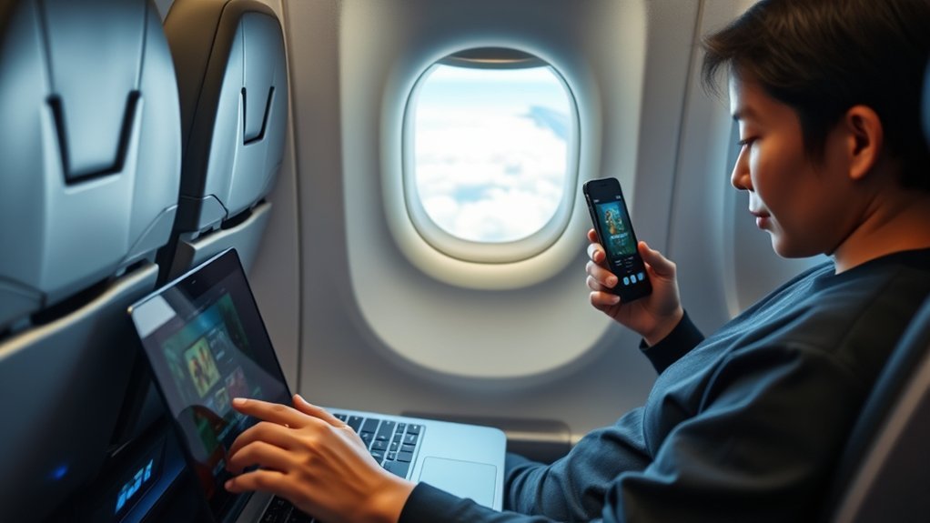 Asiana A350 in-flight Wi-Fi plan and connection options