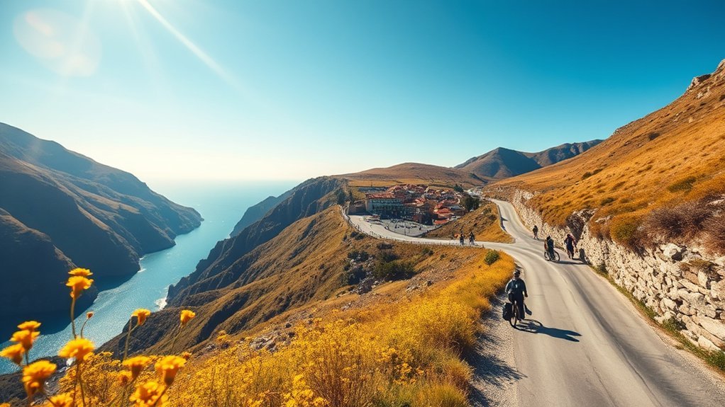 Is August A Good Time to Visit: Best Routes & Travel Tips Travelers exploring a scenic mountain and coastal destination in August