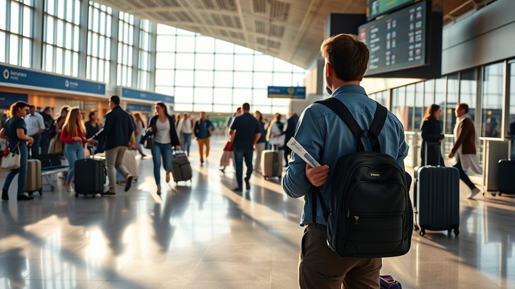 Travel After Immigration Interview Before Oath ...: Everything You Need to Know Traveler reviewing documents before a U.S. naturalization oath ceremony