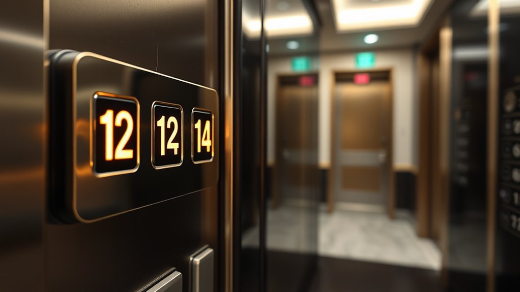 Do Hotels.Skip Out Pn 13 Floors: Complete Hotel Guide Hotel elevator floor buttons with number 13 omitted from the sequence