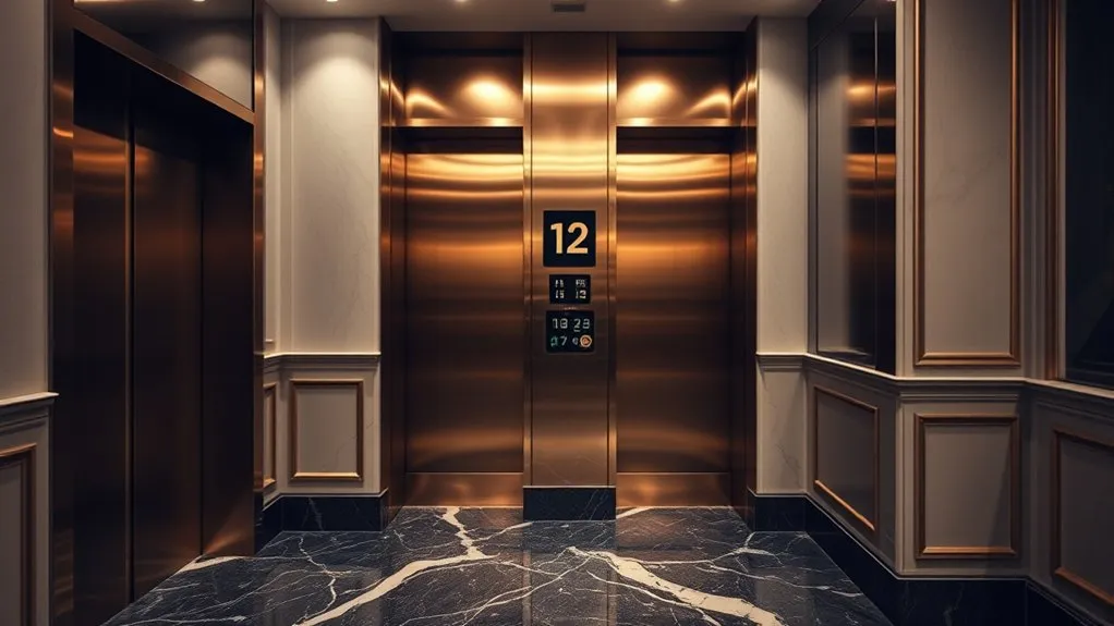 Is the 13th Floor Really Missing in Hotels? Hotel elevator panel illustrating the omission of floor number 13