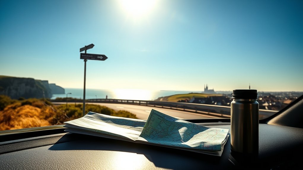 Taking Vehicle to Normandy: Best Routes & Travel Tips Road trip route between Bayeux, Honfleur, and Rouen