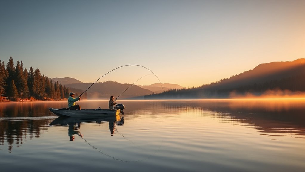 Late-May trout fishing conditions at Lake Easton, Washington