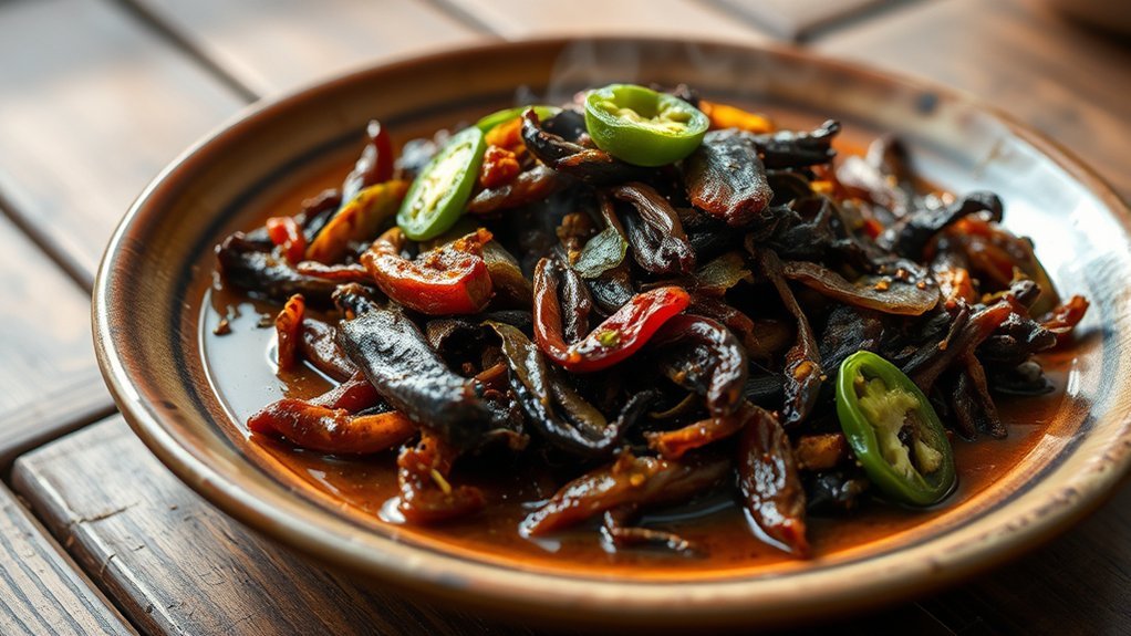 spicy savory Engkot Keumamah tuna dish