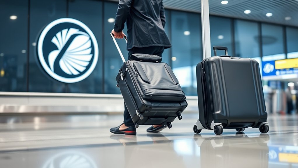 Jal What Happens If Your Bag Is Too Heavy: Everything You Need to Know JAL carry-on bag and personal item prepared for boarding