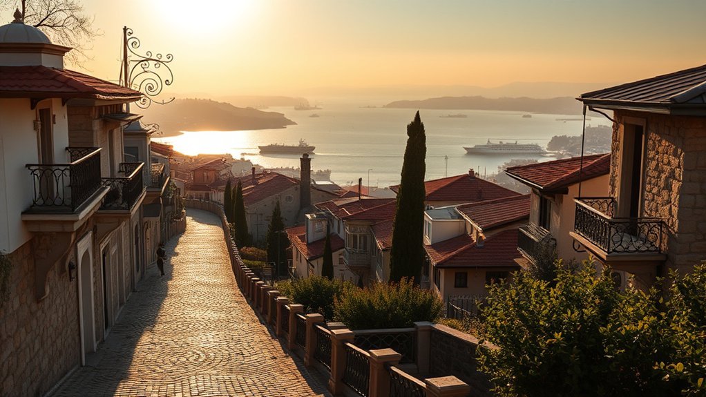 Arnavutköy streets and Bosphorus viewpoints in Istanbul