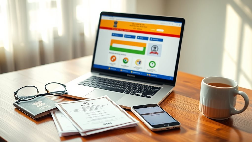 OCI India Application: Status, Tracking & Wait Times Applicant checking an OCI application status online