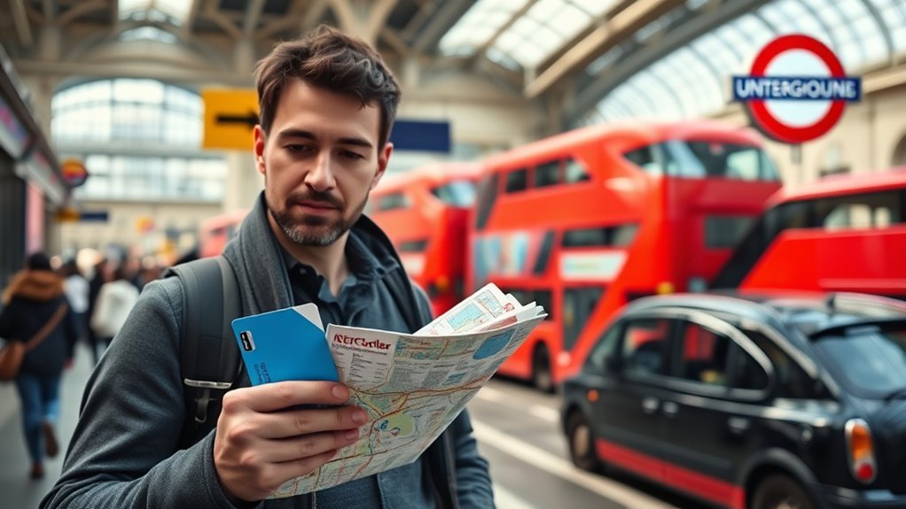 Price Transports London: Everything You Need to Know Traveler choosing between contactless, Oyster, and London Travelcards