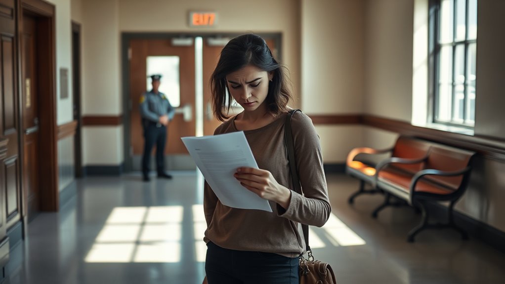 Does A Misdemeanor Bench Warrant Stop You From ...: Definition & Meaning Explained person reviewing court documents to resolve a misdemeanor bench warrant