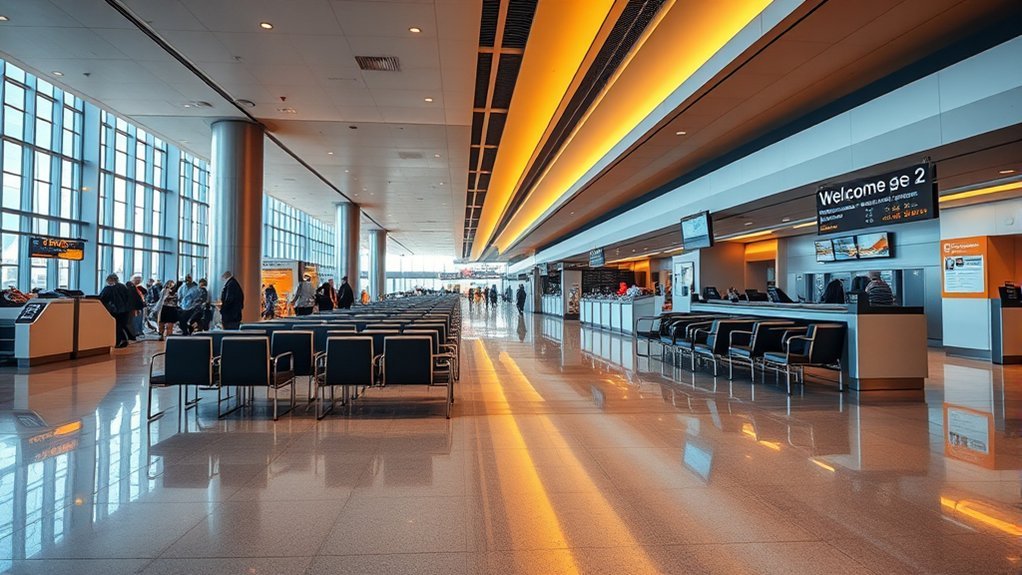 Comptoir Americain Airline A San Diego: Everything You Need to Know Terminal 2 seating, Wi-Fi, dining, and charging amenities at San Diego Airport