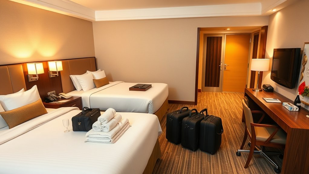 Hotel 4 Person Per Room Abbrevaton: Complete Hotel Guide hotel room with beds and sleeping space for four registered guests