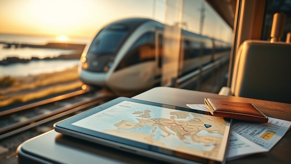 comfortable train journey options