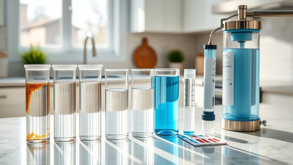 Selecting A Cost Effective Water Filtration System: Everything You Need to Know Water samples prepared for comprehensive laboratory water-quality testing