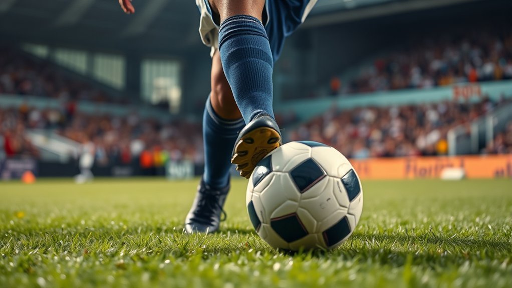 Ball Skills Traval: Everything You Need to Know Soccer player using close control, awareness, and balanced movement with the ball