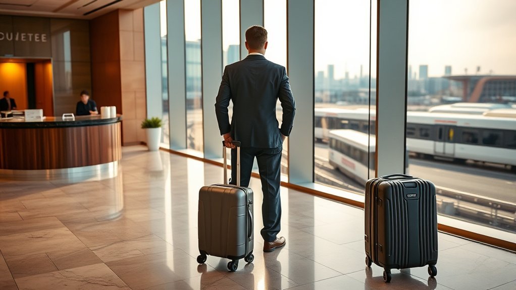 Nearby services and transportation that make a longer hotel stay easier