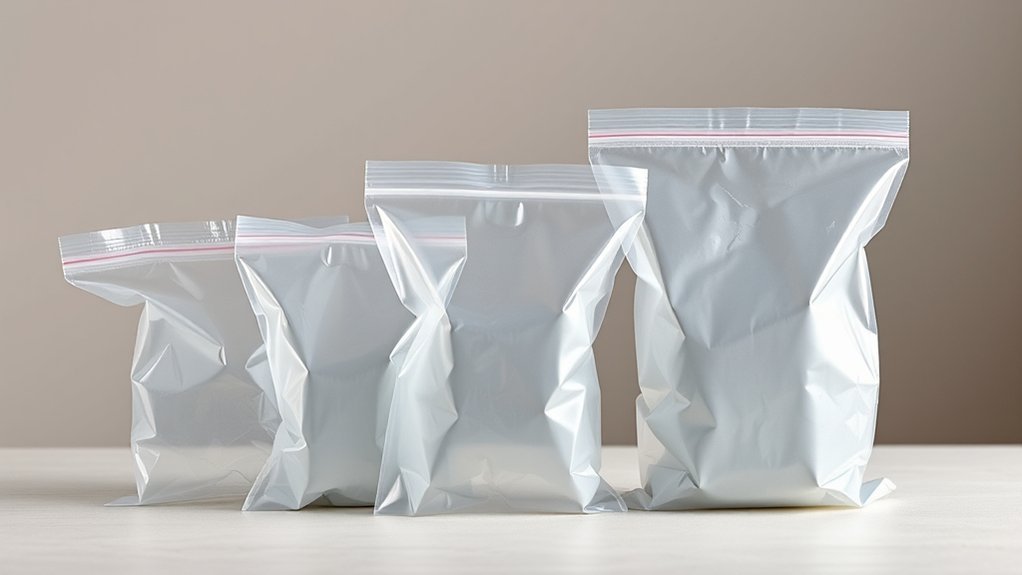 sandwich bag used for a convenient portion of dry snack food