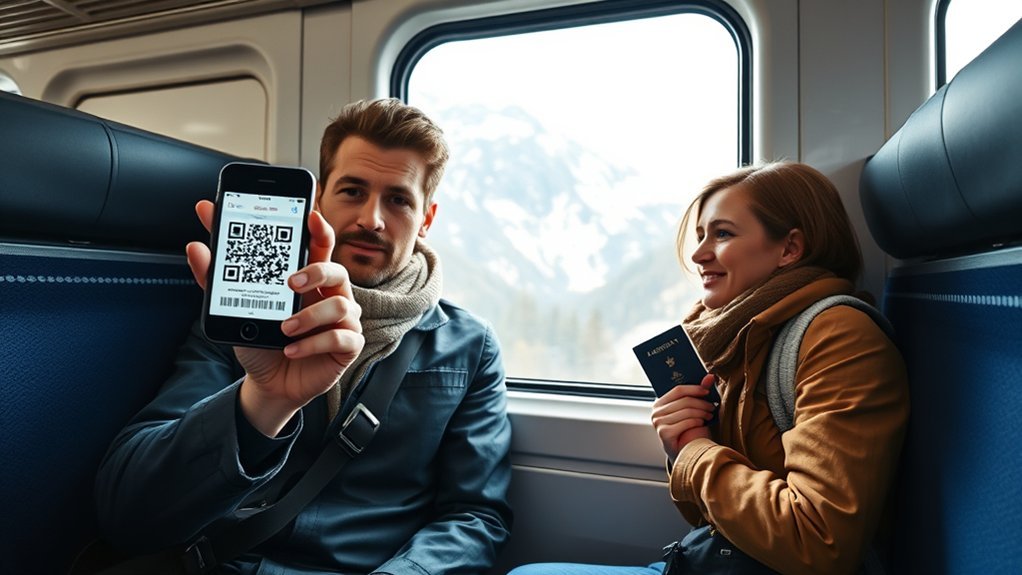 Selecting co-passenger details and adding traveler names in the SBB Mobile application