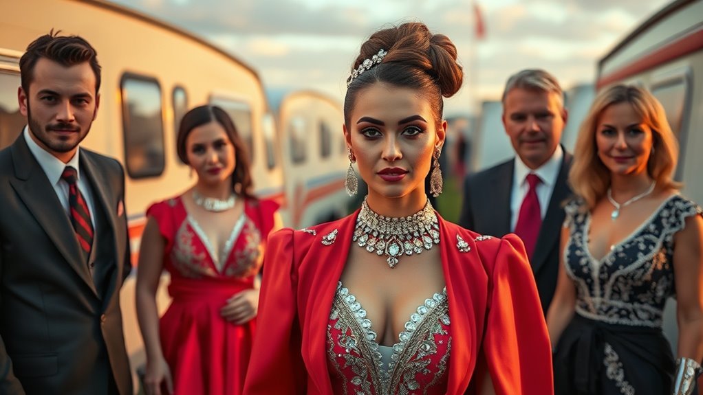 Why Do Irish Travellers Dress Provocatively: Everything You Need to Know Detailed formal clothing illustrating individual fashion expression