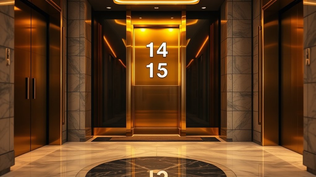 hotel floor numbers reflecting different cultural beliefs