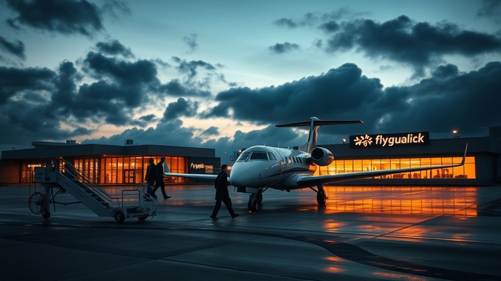 Reduced regional airline service at a small community airport