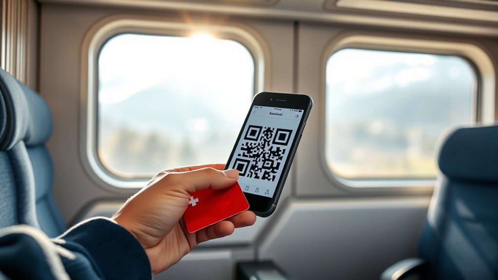 Swisspass Qr Code: Everything You Need to Know Swiss Travel Pass QR code shown on a smartphone for ticket inspection
