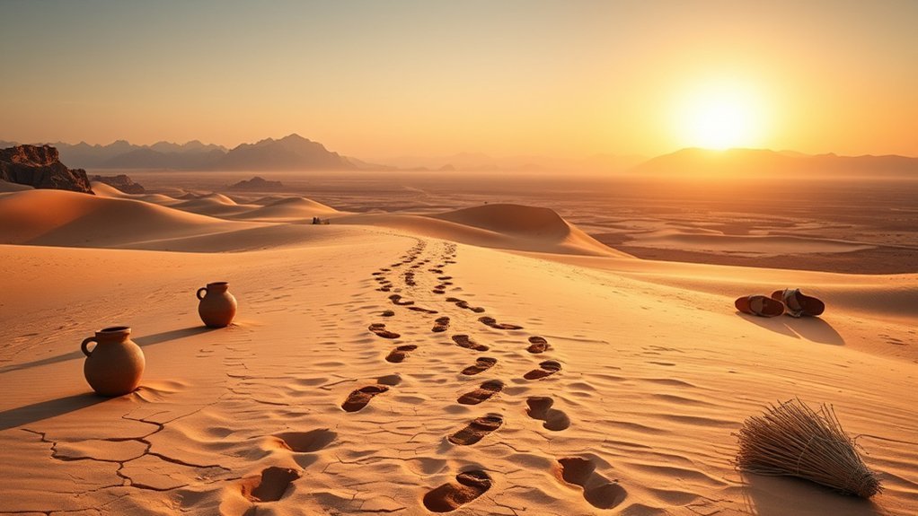 What Distance Was Covered By Israelites In 400 Years: Distance & Travel Options Illustration of the Israelites approaching Mount Sinai after wilderness travel