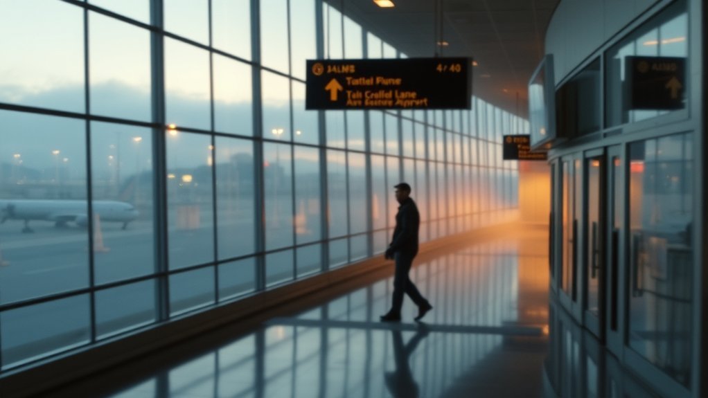 Sfo 4Am In The Morning: Everything You Need to Know Traveler passing through SFO TSA PreCheck security lane early in the morning