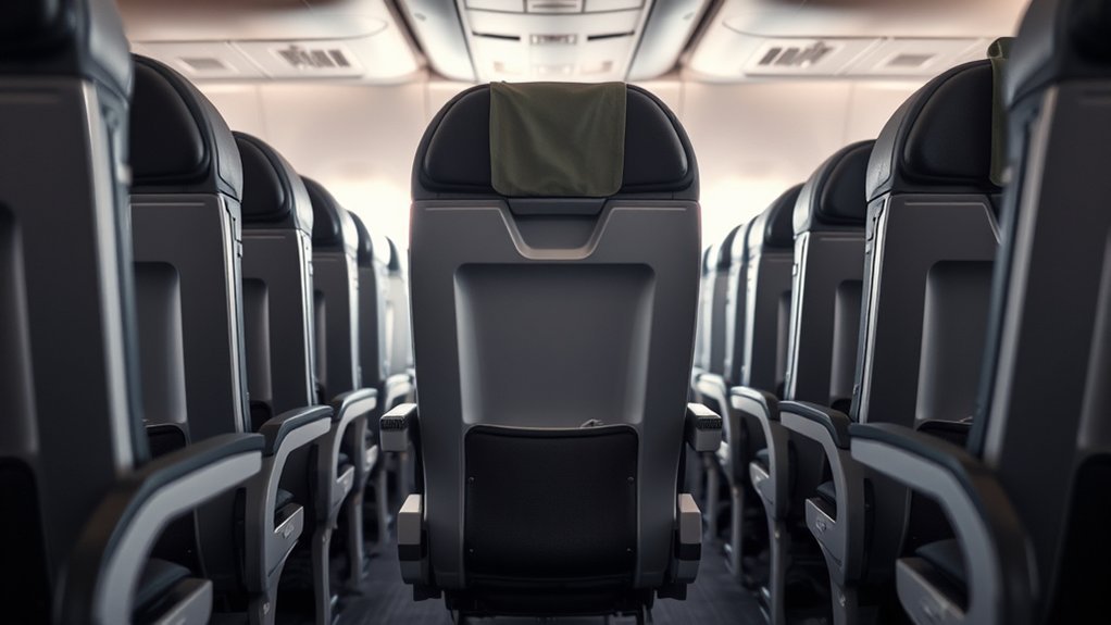 economy airplane seat width varying by aircraft and airline