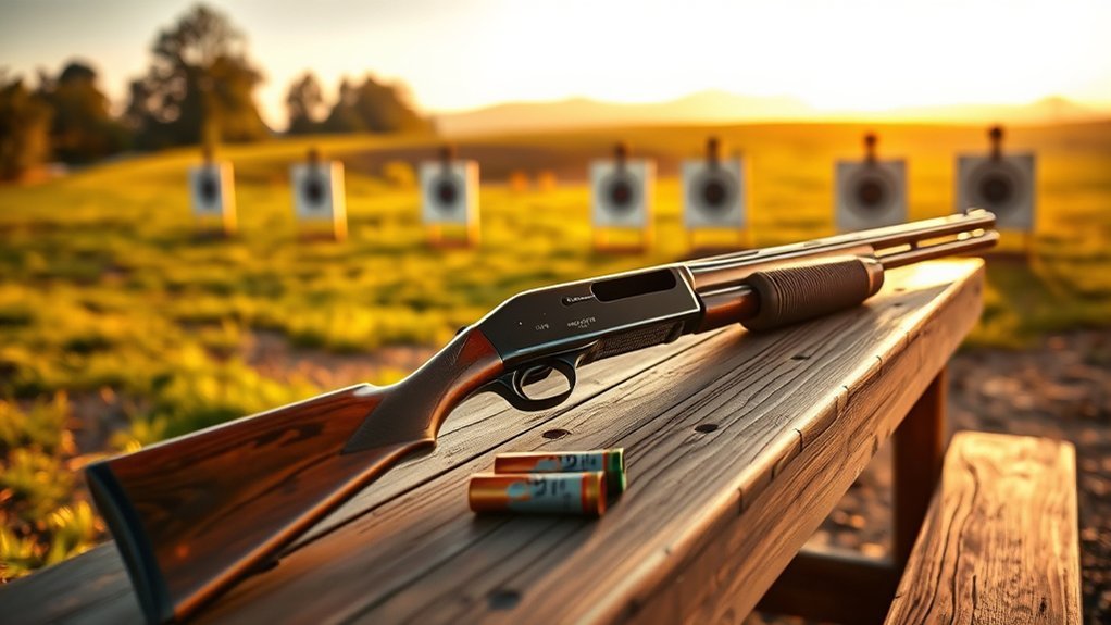 12 gauge birdshot pattern density tested at 15 to 25 yards range