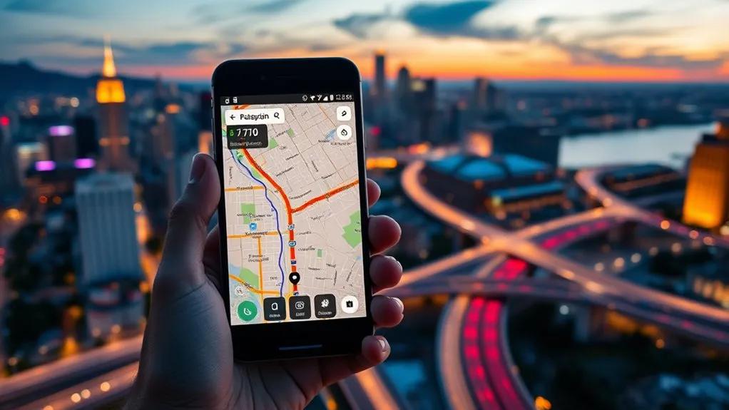 Route planning app organizing an efficient multi-stop driving route