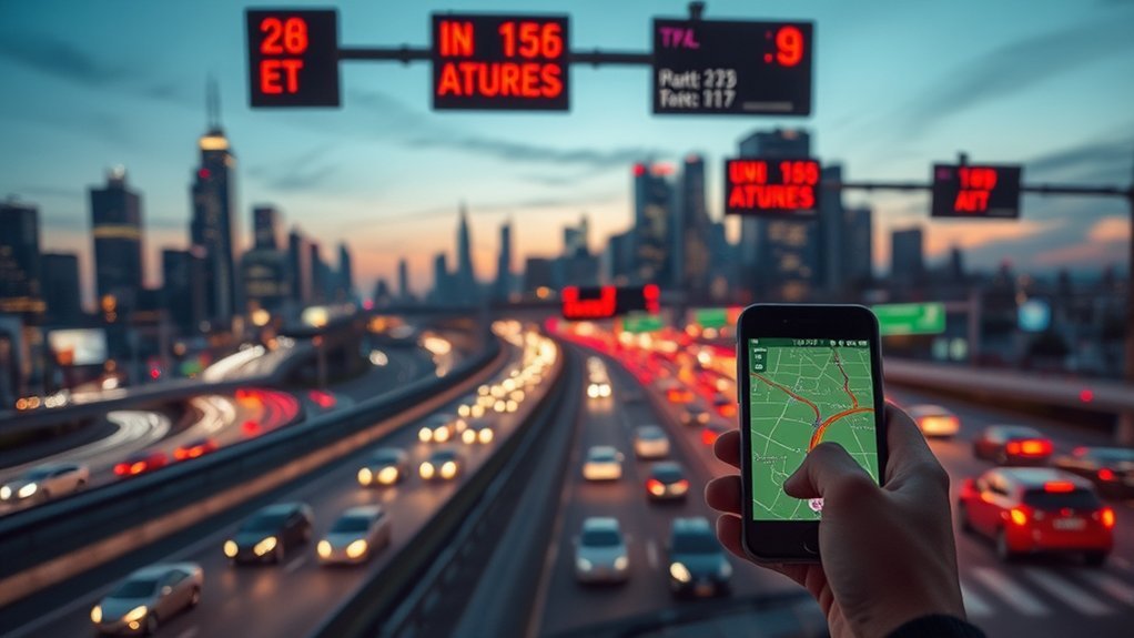 How to Access: Best Routes & Travel Tips Navigation app displaying real-time traffic updates and alternate routes