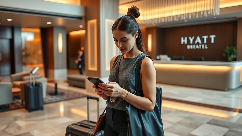 Hyatt Online Check-In: How It Works (2026) Guest completing Hyatt online check-in in the World of Hyatt app