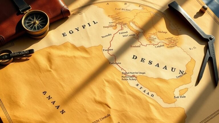 egypt to canaan route