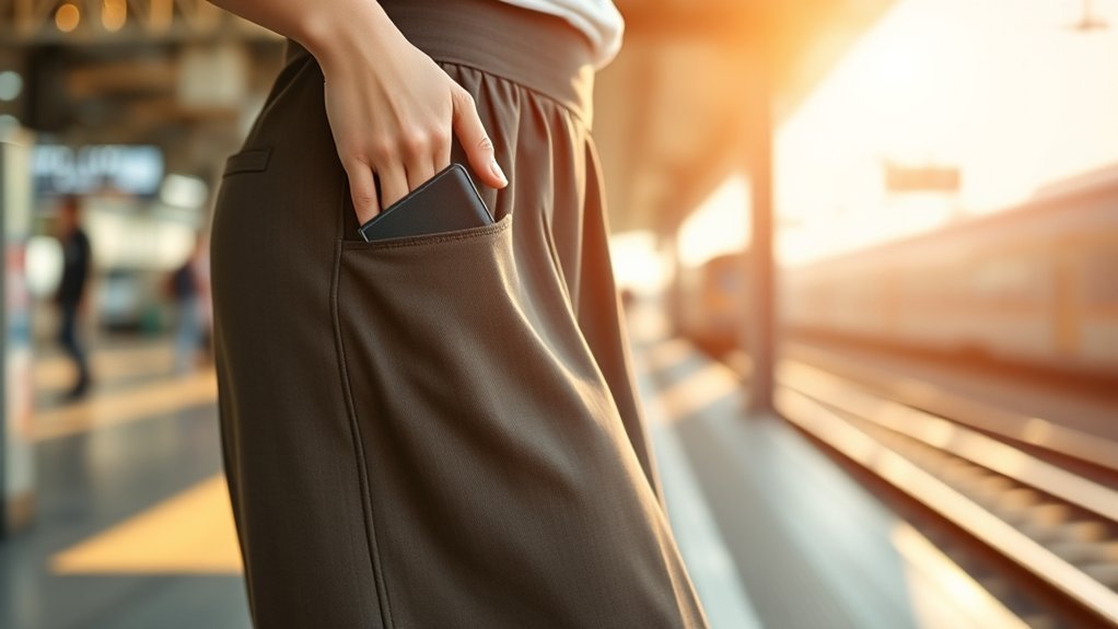 essential travel skirt features