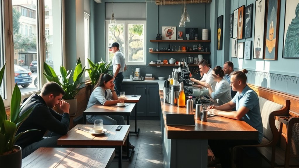 Pechco Cafe Kadikoy: Everything You Need to Know Dining and service atmosphere at Pechko breakfast restaurant in Moda