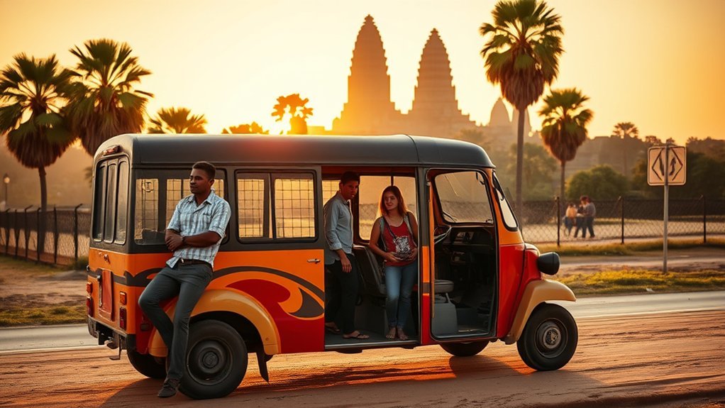 Angcot: Everything You Need to Know Tuk-tuk transport and touring options in Angkor Archaeological Park