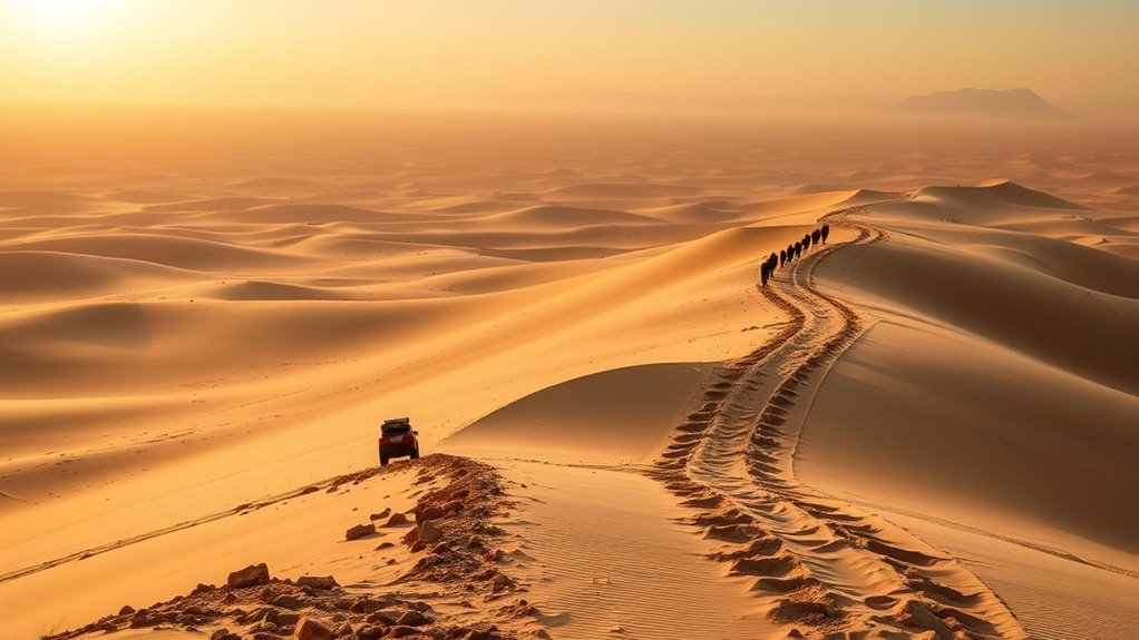Desert journey illustrating the biblical contrast between faith and unbelief
