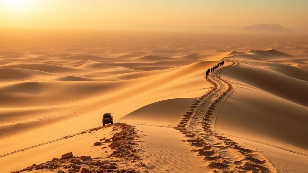 Desert journey illustrating the biblical contrast between faith and unbelief