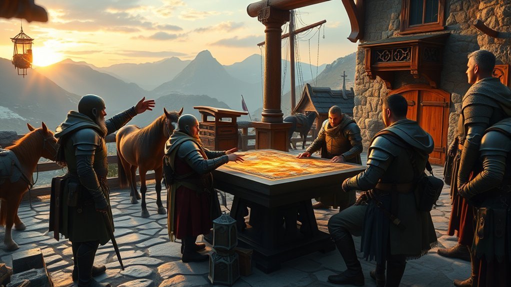 An adventurer encountering an obstacle while traveling in Tamriel, illustrating fast travel troubleshooting