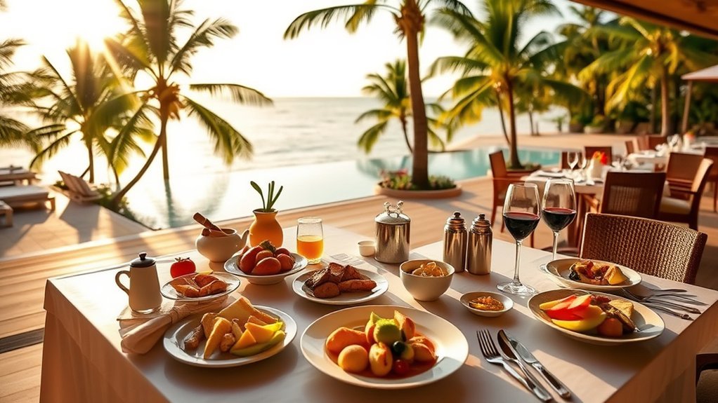 Comparison of flexible half-board dining and full-board convenience