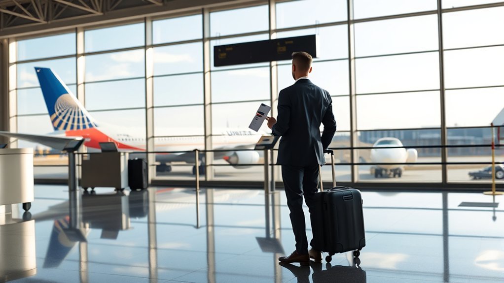 traveler switching to a same-day United Airlines standby flight