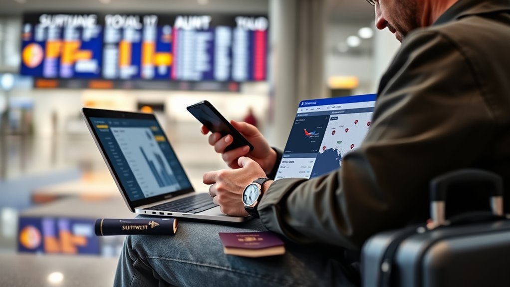 Traveler gathering details for a Southwest past-flight request
