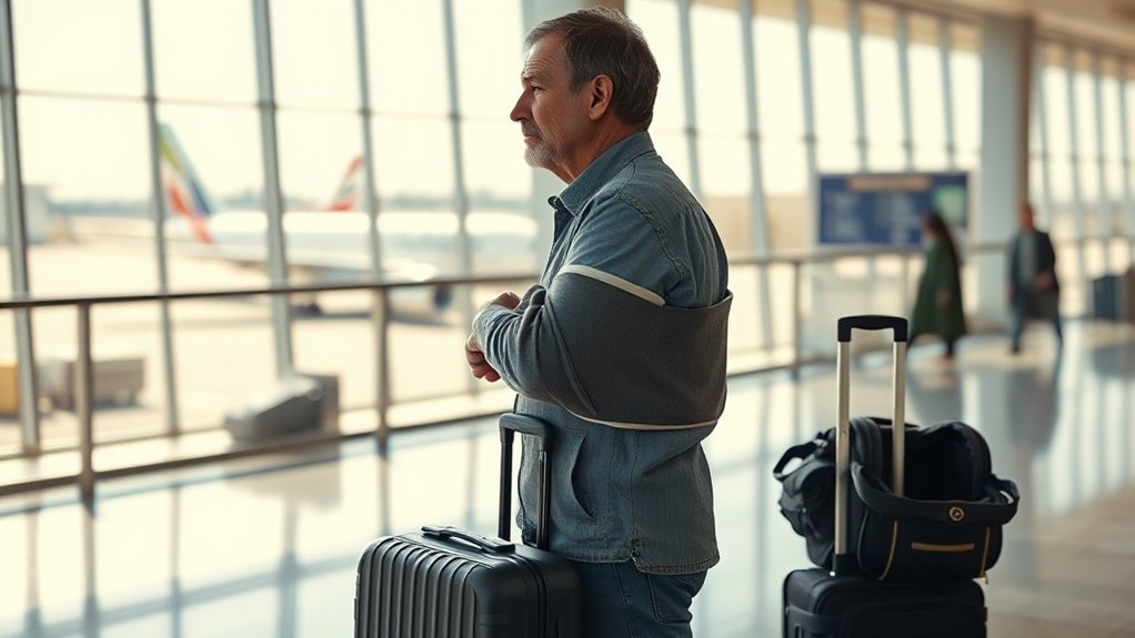flying with rotator cuff injury