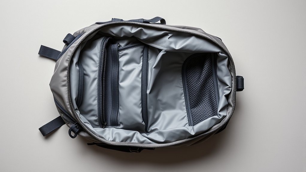 KEOFID backpack compartments and organized storage pockets