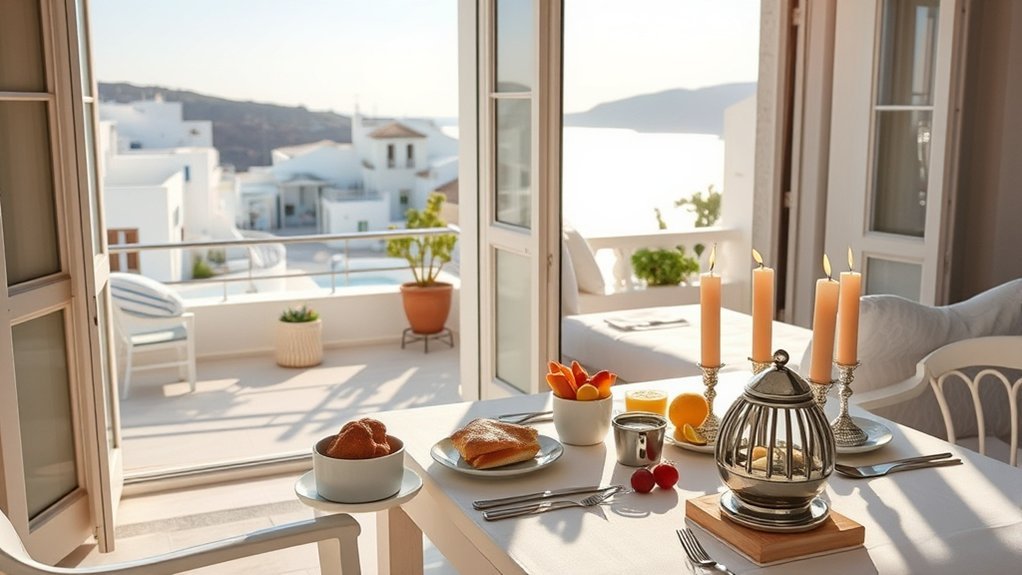 Traveler comparing flexible bed-and-breakfast dining with a structured half-board plan
