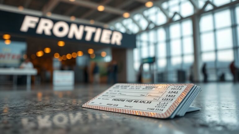 frontier airline ticket information