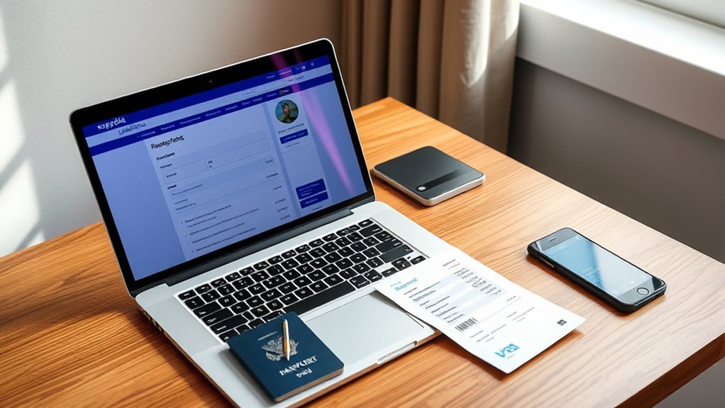 Booking details gathered before requesting an Expedia invoice